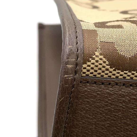 Gucci Tote Bag Jumbo GG Canvas Leather 678839 GUCCI 2way Shoulder Handbag - Picture 12 of 16